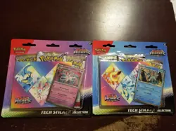 Pokemon TCG Prismatic Evolutions Tech Sticker Collection Blister Set of 2 Sealed - Image 1