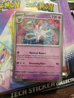 Pokemon TCG Prismatic Evolutions Tech Sticker Collection Blister Set of 2 Sealed - Image 5