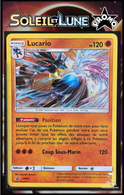 Carte Pokemon Lucario SM54 Promo Soleil & Lune Holographique FR - Image 1