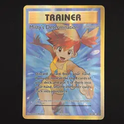 Pokemon TCG Card Misty's Determination 108/108 Evolutions Full Art Holo - NM - Image 1