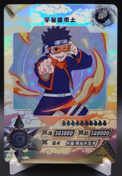 Obito Uchiha NR-SP-036 Youth Scroll Naruto Kayou Card NM - Image 1