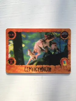 Walking with Beasts, Kellogg's 2001 3D Card, Leptictidium - Image 1