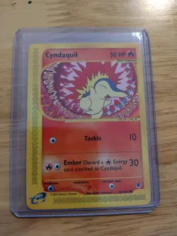 Cyndaquil 105/165 Non-Holo Mint Expedition Set 2002 WOTC Pokemon Card - Image 1