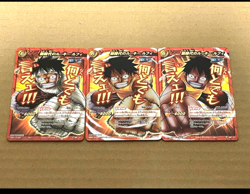 PREORDER Luffy PROMO Holo Japanese One Piece Miracle Battle Carddass Promo Cards - Image 1