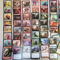 ***GIANTS's*** Tribal Naya Beginner's Commander Magic Deck of ALL 100 Cards MTG - Image 3