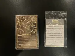 Pokemon Burger King Gold Plated Trading Cards Limited Edition 23K - 1999 - Image 4