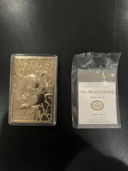 Pokemon Burger King Gold Plated Trading Cards Limited Edition 23K - 1999 - Image 5
