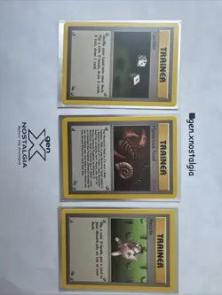 Pokemon TCG Fossil 1st Edition Card Lot (13) Common Uncommon Rare and Trainers - Image 5
