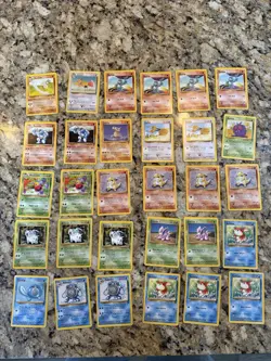 Pokemon Card Lot (30) - WOTC Base / Jungle / Fossil Era - Commons & Uncommons - Image 1