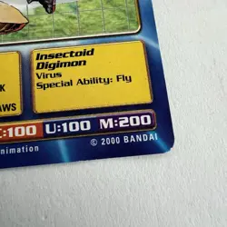 Digimon Digi-Battle Okuwamon Card Game Taco Bell TB-09 Promo Vintage Y2K 2000 - Image 4