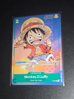One Piece Card Game - Monkey D Luffy P-037 Anime Expo Promo English - Image 1