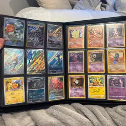 Pokemon Card Binder Lot 157 Cards Collection Megas, EX, Full Art, Etc Near Mint - Image 2