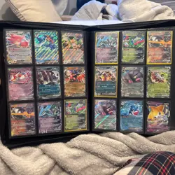 Pokemon Card Binder Lot 157 Cards Collection Megas, EX, Full Art, Etc Near Mint - Image 5