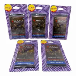 5x Magic Commander Legends Battle For Baldur's Gate Draft Booster Pack MTG Lot - Image 3