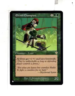 MTG SkeenAB Elvish Champion from Invasion (MB ver). NM. - Image 1