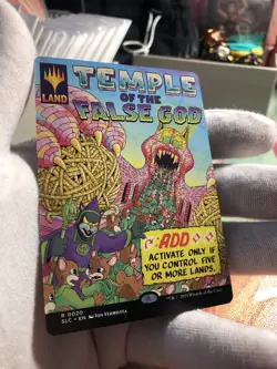Temple Of The Flash Gods-MTG-Secret Lair- Encyclopedia Of Magic🍷No foil NM 🍷 - Image 1
