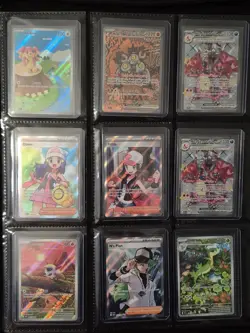 Pokemon Binder Collection Scarlet Violet Cards All Near Mint Excellent Condition - Image 1