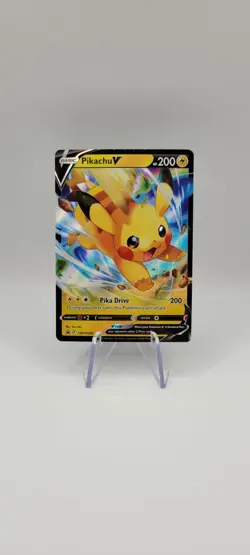 Pokemon TCG: Pikachu V Sword & Shield SWSH285 Holo Promo Card NM - Image 1