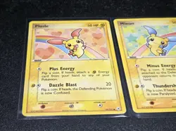 Plusle & Minun Hidden Legends 69/101 67/101 Pokemon Card Connected Art. Damaged - Image 2