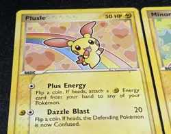 Plusle & Minun Hidden Legends 69/101 67/101 Pokemon Card Connected Art. Damaged - Image 4