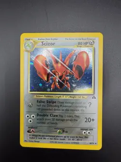 Scizor 10/75 Holo LP Neo Discovery Pokemon TCG - Image 1
