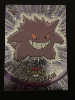 MINT 2000 Pokemon Topps Chrome Gengar Spectra #94 TV Animation Edition - Image 1