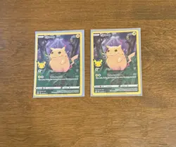 Lot of 2 Picachu 005/025 Holo 2021 Pokemon Celebrations 25th Anniversary - NMT - Image 1