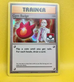 Pokemon TCG Gym Badge (Blaine) XY XY209 Promo Promo Holo Excellent Condition - Image 1