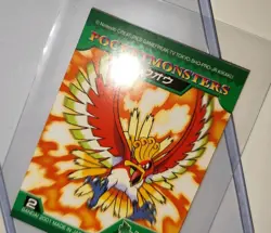 Pokemon Ho-Oh Bandai Kids No. 2 Sticker 2001 Japanese Vintage - Image 3