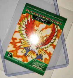 Pokemon Ho-Oh Bandai Kids No. 2 Sticker 2001 Japanese Vintage - Image 4