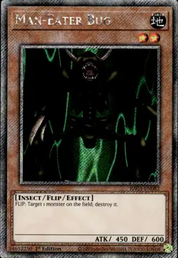 Man-Eater Bug - Platinum Secret Rare 1st Edition RA03-EN082 - NM - YuGiOh - Image 1