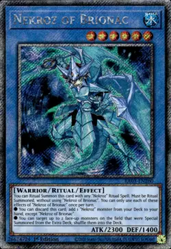 Nekroz Of Brionac - Platinum Secret Rare 1st Edition RA03-EN260 - NM - YuGiOh - Image 1
