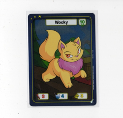 Neopets TCG Card Foil - Yellow Wocky 2024 Upper Deck Battledome - Image 1