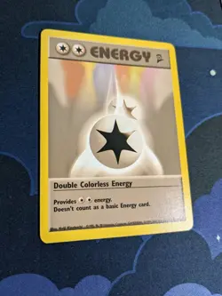 Double Colorless Energy 124/130 Base Set 2 Pokemon Card TCG Trading Card Game NM - Image 2