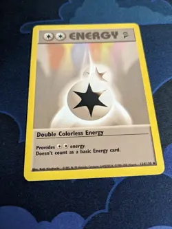 Double Colorless Energy 124/130 Base Set 2 Pokemon Card TCG Trading Card Game NM - Image 4