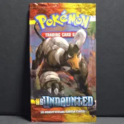 HGSS Undaunted Set of 3 Empty/Opened Booster Packs No Cards Included - Image 2