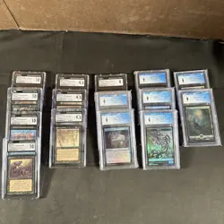 HUGE LOT OF GRADED MAGIC CARDS CGC 9 9.5 10 DARK ZENDIKAR FALLEN RATS HORROR - Image 1
