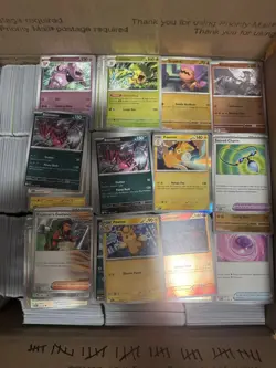 Pokemon Card Bulk Lot - Approximately 7,000 NM Cards Commons & Rares Wholesale - Image 1