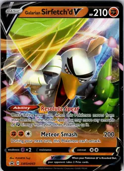 Galarian Sirfetch'd V SWSH043 SWSH: Sword & Shield Promo Cards Pokemon TCG NM - Image 1