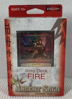 Argent Saga Trading Card Game Intro Deck FIRE NIB English - Image 1
