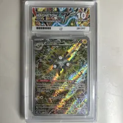 Magneton SVP 159 Pokemon TCG Surging Sparks Black Star Promo Card Ace 10 - Image 1