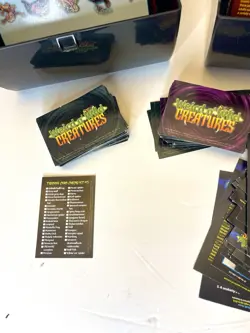 Weird n Wild Creatures Knowledge Cards Trading Cards Approx 485 Large And Small - Image 3