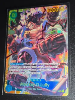 OP11-118 Monkey.D.Luffy : Secret Rare Non-Foil English One Piece TCG Card : LD01 - Image 1