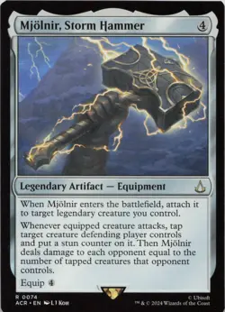 Mjolnir, Storm Hammer R Universes Beyond: Assassin's Creed 74 - LP MTG - Image 1