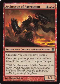 Archetype of Aggression U Born of the Gods 88 - LP MTG - Image 1