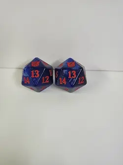 Magic The Gathering Oversized 20 Sided Spindown Dice Transformers (Lot Of 2) - Image 1