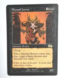 Abyssal Horror NM Urza's Saga English Rare 1998 115/350 MTG - Image 1