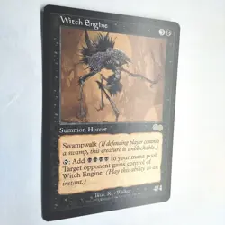 Witch Engine NM Urza's Saga English Rare 1998 169/350 MTG NM - Image 3