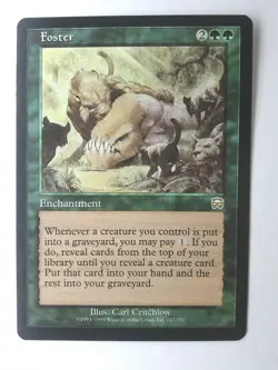 Foster NM Mercadian Masques Rare 1999 Magic MTG - Image 1