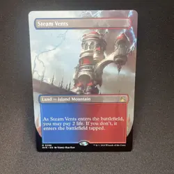 MTG Steam Vents Borderless ** Ravnica Remastered ** English - Regular - Image 1